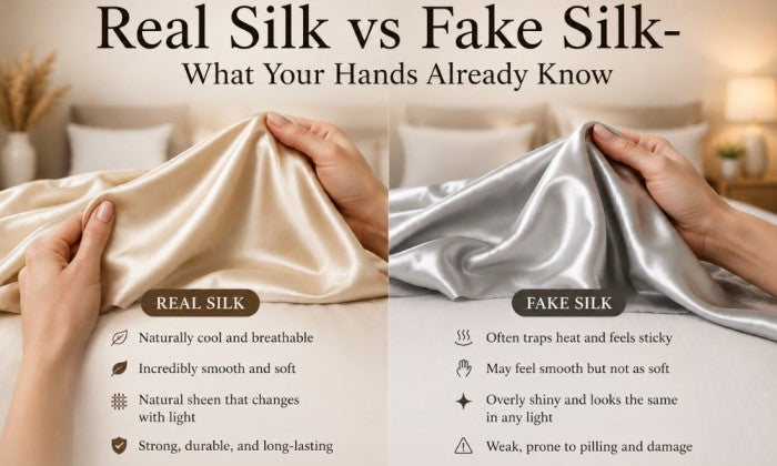 real silk vs fake silk