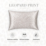 Leopard Print Silk Pillowcase