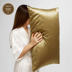 Gold Silk Pillowcase - 22 Momme Pure Mulberry Silk Pillowcase UK