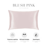BLUSH PINK SILK PILLOWCASE