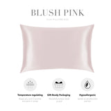 BLUSH PINK SILK PILLOWCASE