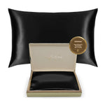 Black Silk Pillowcase - 22 Momme Pure Mulberry Silk Pillowcase UK