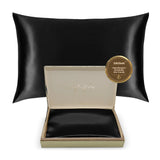 Black Silk Pillowcase - 22 Momme Pure Mulberry Silk Pillowcase UK