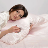 Blush Pink Silk Pillowcase - 22 Momme Pure Mulberry Silk Pillowcase UK