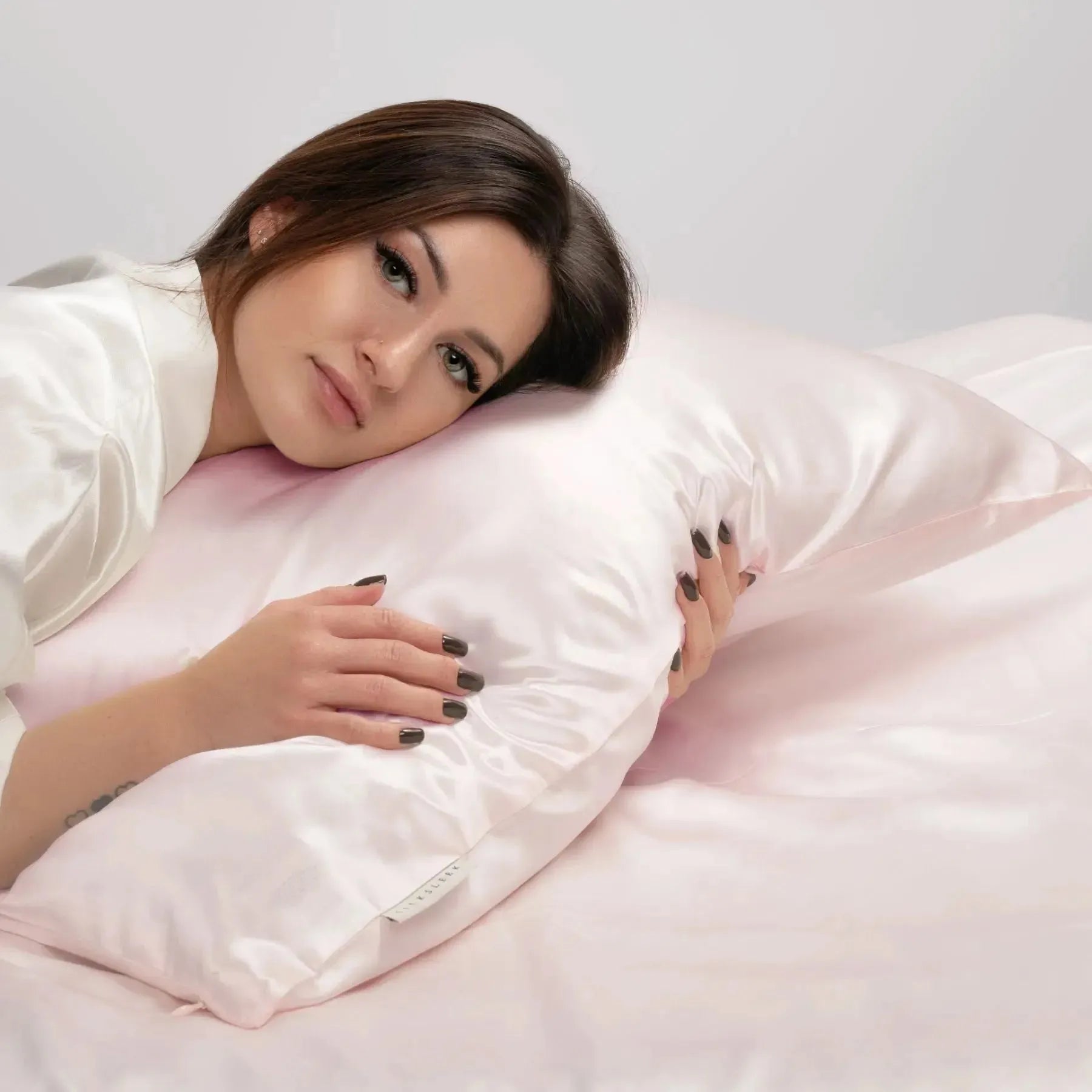 Blush Pink Silk Pillowcase - 22 Momme Pure Mulberry Silk Pillowcase UK