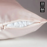 Blush Pink Silk Pillowcase - 22 Momme Pure Mulberry Silk Pillowcase UK