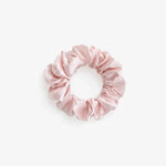 Blush Pink Silk Scrunchie Large - 22 Momme Pure Mulberry Silk Hair Tie UK