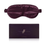Burgundy Silk Eye Mask - 22 Momme Pure Mulberry Silk Sleep Mask UK