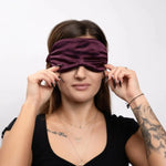 Burgundy Silk Eye Mask - 22 Momme Pure Mulberry Silk Sleep Mask UK