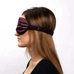 Burgundy Silk Eye Mask - 22 Momme Pure Mulberry Silk Sleep Mask UK
