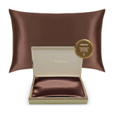 Chocolate Silk Pillowcase - 22 Momme Pure Mulberry Silk Pillowcase