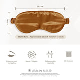 Dusk Silk Eye Mask - 22 Momme Pure Mulberry Silk Sleep Mask UK