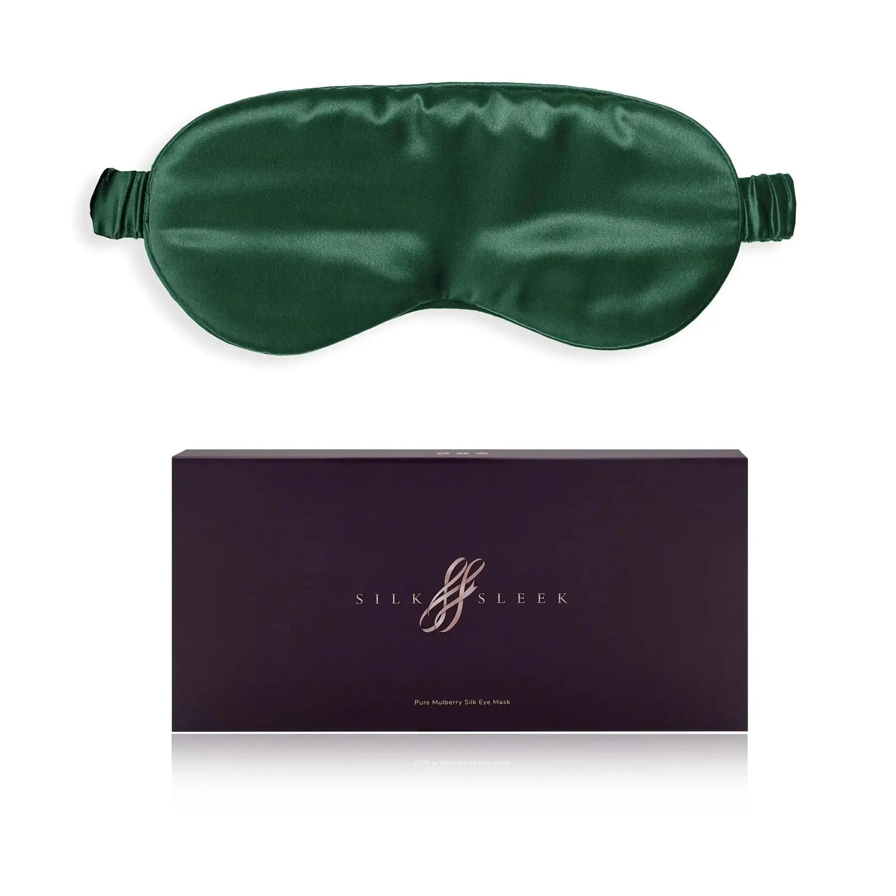 Emerald Silk Eye Mask - 22 Momme Pure Mulberry Silk Sleep Mask UK