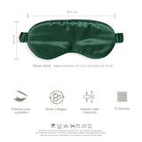 Emerald Silk Eye Mask - 22 Momme Pure Mulberry Silk Sleep Mask UK