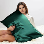 Emerald Silk Pillowcase - 22 Momme Pure Mulberry Silk Pillowcase UK
