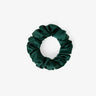 Emerald Silk Scrunchie Large - Pure Mulberry Silk Hair Tie UK