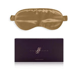 Gold Silk Eye Mask - 22 Momme Pure Mulberry Silk Sleep Mask UK