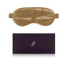 Gold Silk Eye Mask - 22 Momme Pure Mulberry Silk Sleep Mask UK