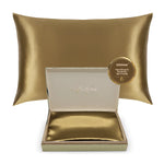 Gold Silk Pillowcase - 22 Momme Pure Mulberry Silk Pillowcase UK