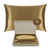 Gold Silk Pillowcase - 22 Momme Pure Mulberry Silk Pillowcase UK
