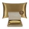Gold Silk Pillowcase - 22 Momme Pure Mulberry Silk Pillowcase UK