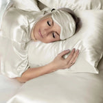 Ivory Silk Pillowcase - 22 Momme Pure Mulberry Silk Pillowcase UK