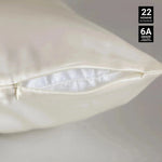 Ivory Silk Pillowcase - 22 Momme Pure Mulberry Silk Pillowcase UK