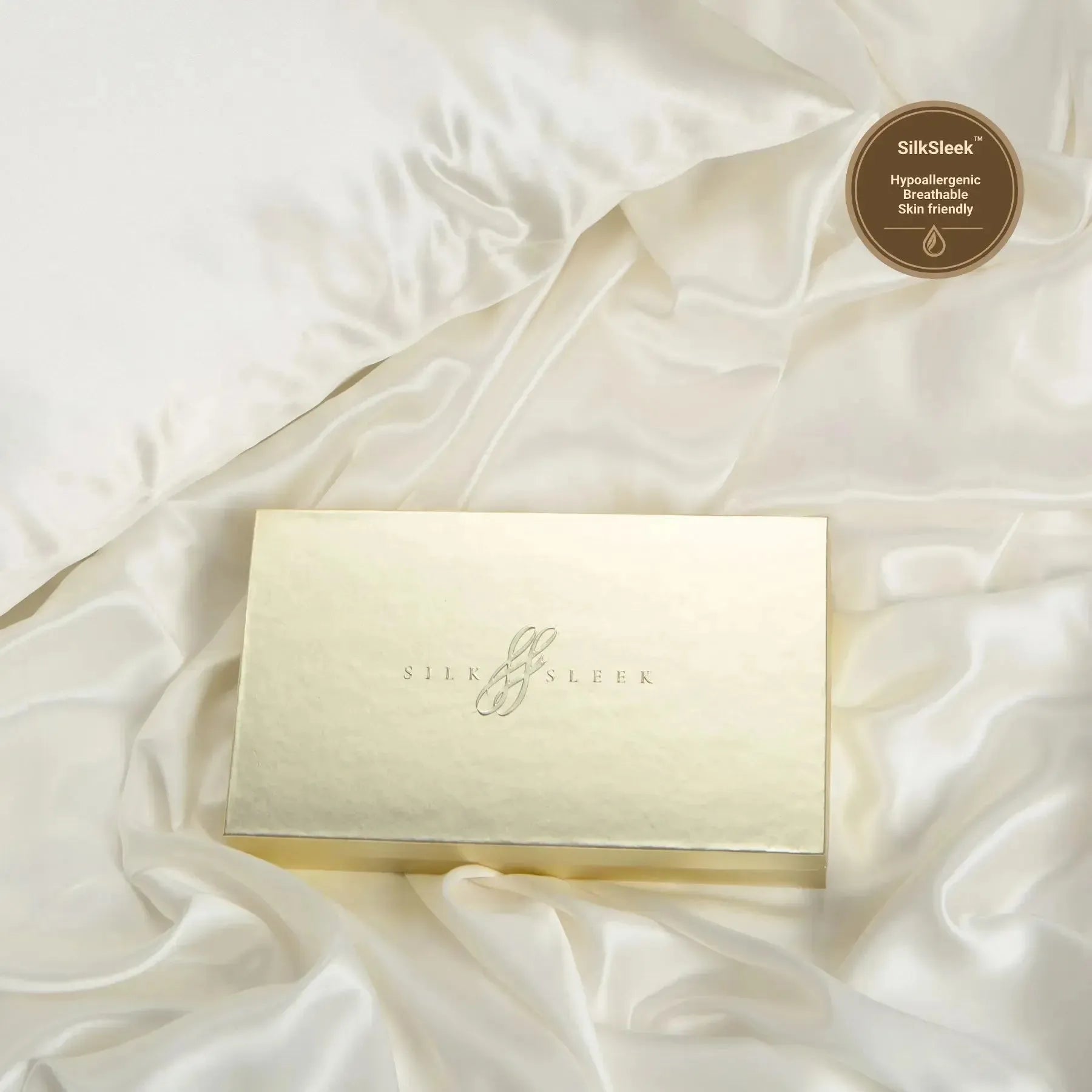 Ivory Silk Pillowcase - 22 Momme Pure Mulberry Silk Pillowcase UK