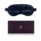 Navy Blue Silk Eye Mask - 22 Momme Pure Mulberry Silk Sleep Mask UK