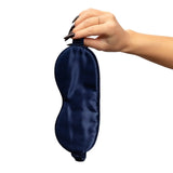 Navy Blue Silk Eye Mask - 22 Momme Pure Mulberry Silk Sleep Mask UK