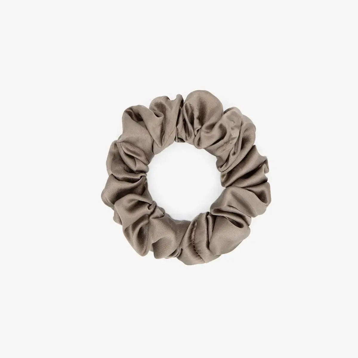 Oyster Silk Scrunchie Large - Pure Mulberry Silk Hair Tie UK
