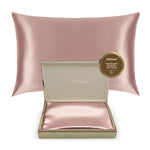 Pink Silk Pillowcase - 22 Momme Pure Mulberry Silk Pillowcase