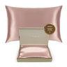 Pink Silk Pillowcase - 22 Momme Pure Mulberry Silk Pillowcase