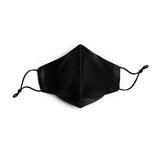 Pure Mulberry SILK Face Mask With Nose Wire - Black - SilkSleek