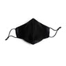 Pure Mulberry SILK Face Mask With Nose Wire - Black - SilkSleek