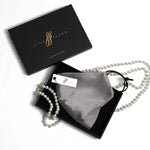 Pure Mulberry SILK Face Mask With Nose Wire - Silver - SilkSleek