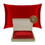 Red Silk Pillowcase - 22 Momme Pure Mulberry Silk Pillowcase UK