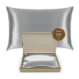 Silver Silk Pillowcase - 22 Momme Pure Mulberry Silk Pillowcase UK