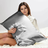 Silver Silk Pillowcase - 22 Momme Pure Mulberry Silk Pillowcase UK