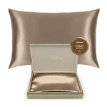 Taupe Silk Pillowcase - 22 Momme Pure Mulberry Silk Pillowcase UK
