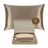 Taupe Silk Pillowcase - 22 Momme Pure Mulberry Silk Pillowcase UK
