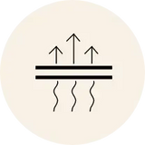 Temperature  Regulating & Breathable 