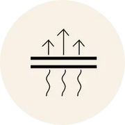 Temperature  Regulating & Breathable 