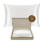 White Silk Pillowcase - 22 Momme Pure Mulberry Silk Pillowcase UK