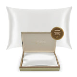 White Silk Pillowcase - 22 Momme Pure Mulberry Silk Pillowcase UK