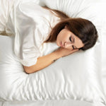 White Silk Pillowcase - 22 Momme Pure Mulberry Silk Pillowcase UK