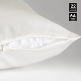 White Silk Pillowcase - 22 Momme Pure Mulberry Silk Pillowcase UK