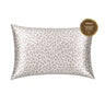 Leopard print silk pillowcase