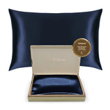 Navy Silk Pillowcase - 22 Momme Pure Mulberry Silk Pillowcase