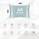 Sea Breeze Silk Pillowcase - 22 Momme Pure Mulberry Silk Pillowcase